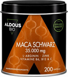 Aldous Maca Kapseln glutenfrei laktosefrei ohne Zusatzstoffe – Bild 1 von 3