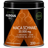 Produktbild von Aldous Maca Kapseln glutenfrei laktosefrei ohne Zusatzstoffe