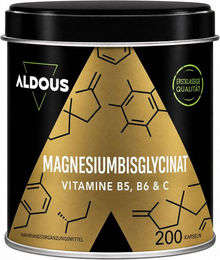 Aldous Magnesium Bisglycinat Kapseln vegan – Bild 1 von 2