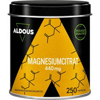 Produktbild von Aldous Magnesiumcitrat Kapseln glutenfrei laktosefrei ohne Zusatzstoffe
