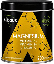 Aldous Magnesiumcitrat Kapseln vegan – Bild 1 von 3