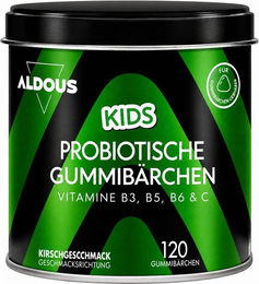 Aldous Probiotika Kinder Gummis vegan glutenfrei laktosefrei ohne Gelatine 120 Stück – Bild 1 von 2