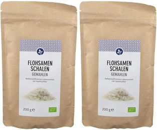 aleavedis Flohsamenschalen Bio Pulver vegan glutenfrei laktosefrei – Bild 1 von 1