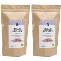 Produktbild von aleavedis® Indische Flosamen Flohsamenschalen Pulver Bio vegan laktosefrei glutenfrei