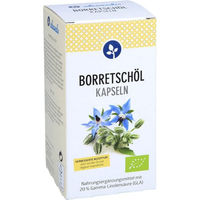 Produktbild von Aleavedis Naturprodukte Borretschöl 500 mg Kapseln Bio Vegan 120 Stück