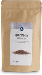Aleavedis Naturprodukte Flohsamenschalen gemahlenes Pulver 160 g – Bild 1 von 2