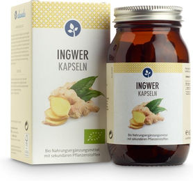 Aleavedis Naturprodukte GmbH Ingwer Bio Kapseln Vegan 120 Stück – Bild 1 von 2
