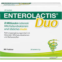 Produktbild von Alfasigma Enterolactis Duo Pulver mit Inulin und L. casei DG, laktosefrei und glutenfrei, 100 g