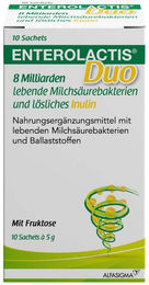 Alfasigma Enterolactis Duo Pulver Sachets 50 g laktosefrei und glutenfrei für Erwachsene und Kinder – Bild 1 von 2