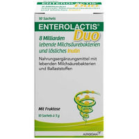 Produktbild von Alfasigma Enterolactis Duo Pulver Sachets 50 g laktosefrei und glutenfrei für Erwachsene und Kinder