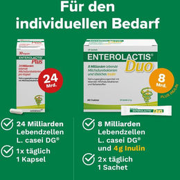 ALFASIGMA Enterolactis Plus Kapseln mit L. casei DG vegetarisch laktosefrei und glutenfrei – Bild 1 von 1