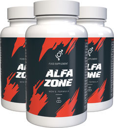 ALFAZONE L-Arginin mit Zink, Selen, Maca und Ginseng, 180 Kapseln, vegan und pflanzlich – Bild 1 von 3