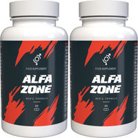 Produktbild von Alfazone L-Arginin Zink Selen Maca und Ginseng Kapseln Vegan 120 Stück