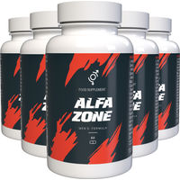 Produktbild von Alfazone L-Arginin Zink Selen Maca und Ginseng Kapseln Vegan 300 Stück