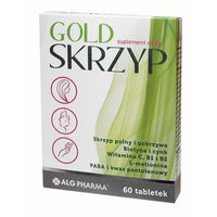 Produktbild von Alg Pharma Gold Skrzyp Comfort Supplement mit Kieselerde 60 Tabletten