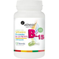 Produktbild von Aliness B-Komplex Vitamin B-Komplex Kapseln glutenfrei und laktosefrei 100 Stück