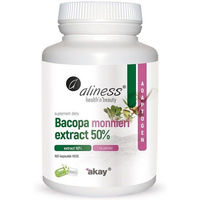 Produktbild von Aliness Bacopa monnieri-Extrakt 50% Kapseln glutenfrei und laktosefrei