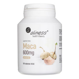 Aliness Maca Extrakt 10:1 200 mg Vegan Tabletten 100 Stück – Bild 1 von 3