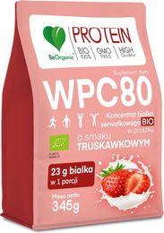 Aliness Molkenprotein WPC 80 Konzentrat Erdbeere Pulver zuckerfrei 345 g – Bild 1 von 1