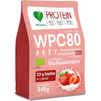 Produktbild von Aliness Molkenprotein WPC 80 Konzentrat Erdbeere Pulver zuckerfrei 345 g