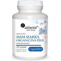 Produktbild von Aliness MSM Organic Sulphur PLUS Tabletten 180 Stück glutenfrei und laktosefrei