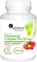 Aliness Vitamin E Tokotrienole Complex Plus mit 50 mg Tokotrienole und Q10 Kapseln glutenfrei und laktosefrei 60 Stück – Bild 1 von 1