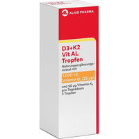 Produktbild von Aliud Pharma D3 + K2 Vit AL Tropfen vegetarisch glutenfrei laktosefrei für Erwachsene