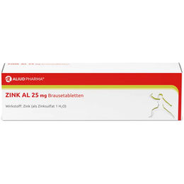 ALIUD Pharma Zink AL 25 mg Brausetabletten, 40 Stück – Bild 1 von 1