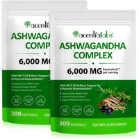 Produktbild von ALIVER Ashwagandha Extrakt Komplex Hochdosiert Glutenfrei Kapseln