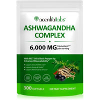 Produktbild von ALIVER Ashwagandha Extrakt Komplex Hochdosiert Glutenfrei Kapseln