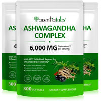 Produktbild von ALIVER Ashwagandha Extrakt Komplex Hochdosiert Glutenfrei Kapseln