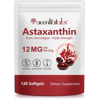 Produktbild von Aliver Astaxanthin hochdosiert mit Algenextrakt glutenfrei 120 Kapseln
