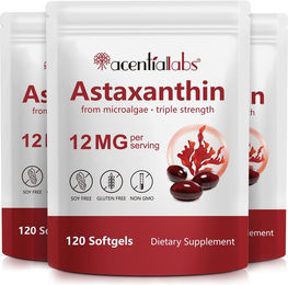 Aliver Astaxanthin Kapseln hochdosiert mit Algenextrakt glutenfrei 120 Stück – Bild 1 von 4