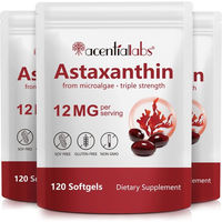 Produktbild von Aliver Astaxanthin Kapseln hochdosiert mit Algenextrakt glutenfrei 120 Stück