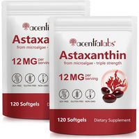 Produktbild von Aliver Astaxanthin Kapseln mit Algenextrakt hochdosiert glutenfrei 120 Stück