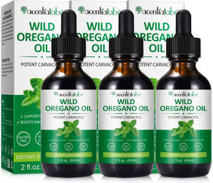 ALIVER Wildes Oregano Öl mit Carvacrol als flüssige Tropfen, vegan und glutenfrei – Bild 1 von 4