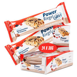 all in® ACTIVE Power Riegel Nuts & Berries 24 x 30g vegan glutenfrei – Bild 1 von 3