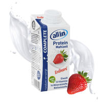 Produktbild von all in® COMPLETE Protein Drink Erdbeere 14x 200ml Hochkalorische Trinknahrung auf Milch-Basis