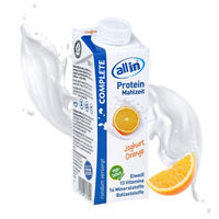 Produktbild von all in® COMPLETE Protein Drink Joghurt Orange 14x 250ml Hochkalorische Trinknahrung auf Joghurt-Basis