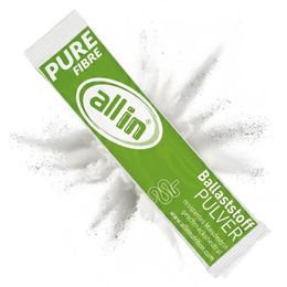 all in PURE Fibre Ballaststoff Pulver mit resistenter Stärke, 100 Sticks à 7 g, vegan, glutenfrei und laktosefrei – Bild 1 von 3