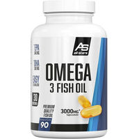 Produktbild von All Stars Omega 3 Fish Oil Kapseln für Sportler zuckerfrei und ohne Zusatzstoffe 90 Stück
