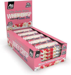 All Stars WHEY-CRISP Proteinriegel White Chocolate Raspberry – Bild 1 von 3