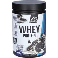 Produktbild von All Stars Whey Protein Pulver Cookies & Cream 908g