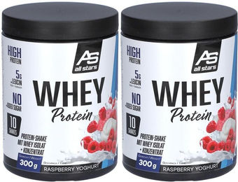 ALL STARS Whey Protein Pulver Raspberry Yoghurt zuckerfrei – Bild 1 von 1