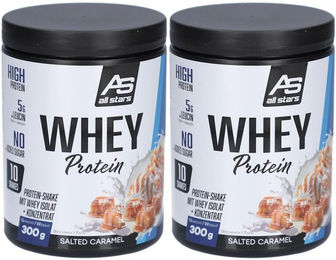 ALL STARS Whey Protein Pulver Salted Caramel zuckerfrei 600 g – Bild 1 von 1