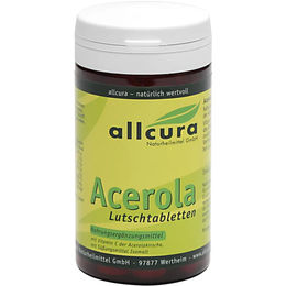 allcura Acerola Lutschtabletten mit Hagebutte 70 g – Bild 1 von 3