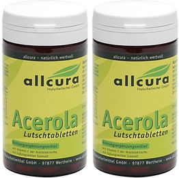 allcura Acerola Lutschtabletten mit Hagebutte natürlich – Bild 1 von 2