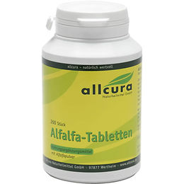 Allcura Alfalfa Bio Tabletten 260 Stück 130 g – Bild 1 von 2