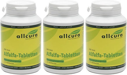allcura Alfalfa Bio Tabletten – Bild 1 von 1