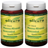 Produktbild von allcura AquaCal Meeres-Mineral-Konzentrat mit Algenkalk Sango Kapseln 100 Stück